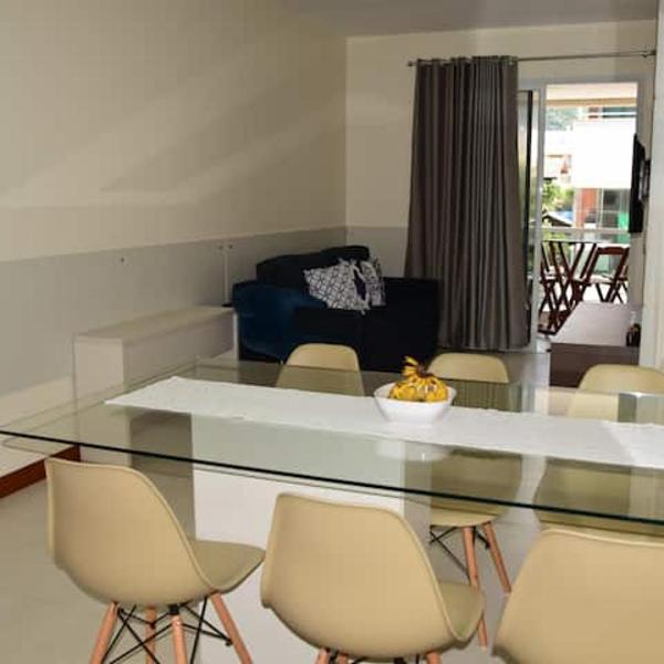 Apartamento a beira mar completo com churrasqueira - Foto 4