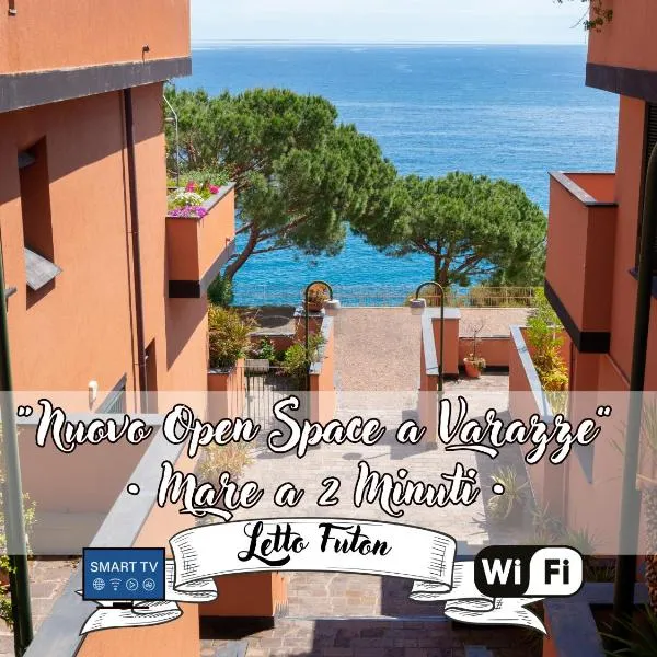 New Open Space - WiFi - Smart TV - Sea at 2 minutes, hotel in Varazze