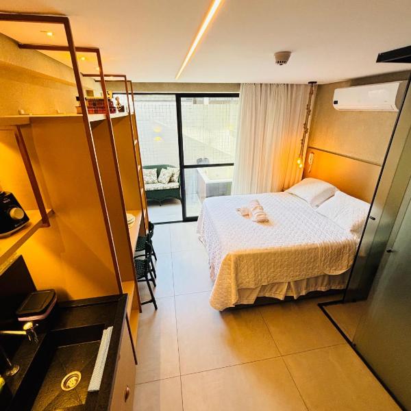 APTO COM JACUZZI e ACONCHEGANTE na PRAIA DO BESSA - GET BY SIDE