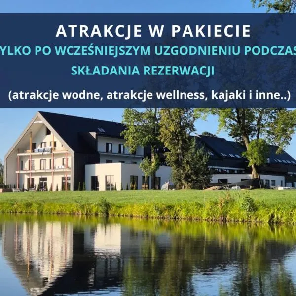 Natural Hotel-Ostróda-basen na III kondygnacji-pokoje wellness z saunami, отель в Оструде