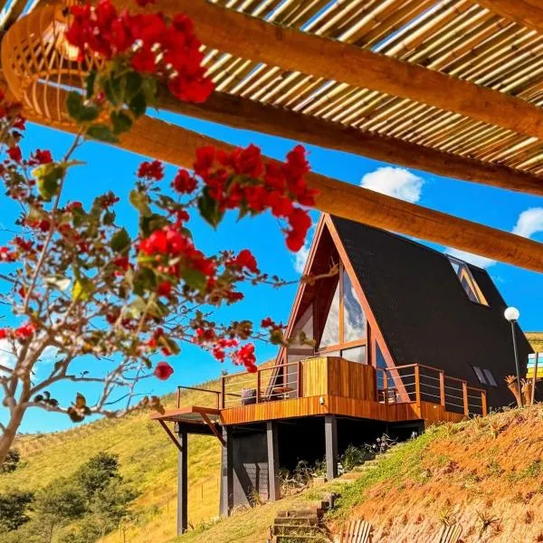 Cabana Quatro Estações - Luxo Romântica e com vista incrível, viešbutis mieste Pati do Alferesas