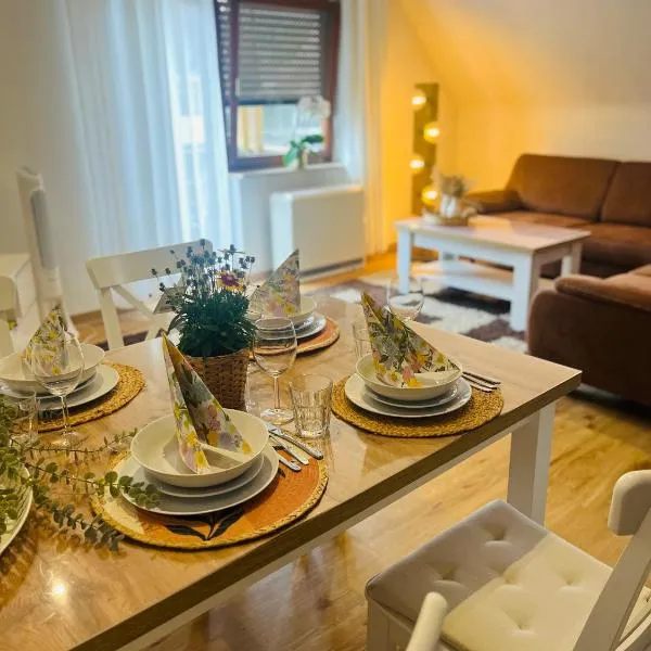 바이케르하임에 위치한 호텔 Maisonette Wohnung Sophie mit Balkon und Terrasse