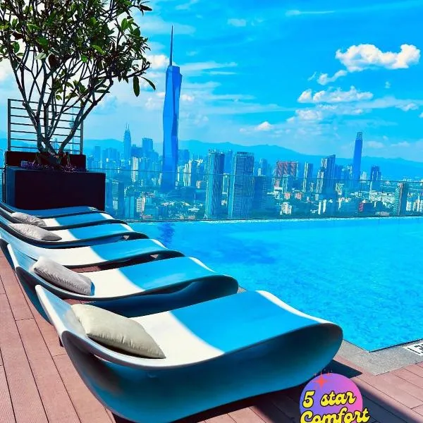 5 Star Comfort Riveria City KL Sentral 2pax 2pax infinity pool, ξενοδοχείο στην Κουάλα Λουμπούρ
