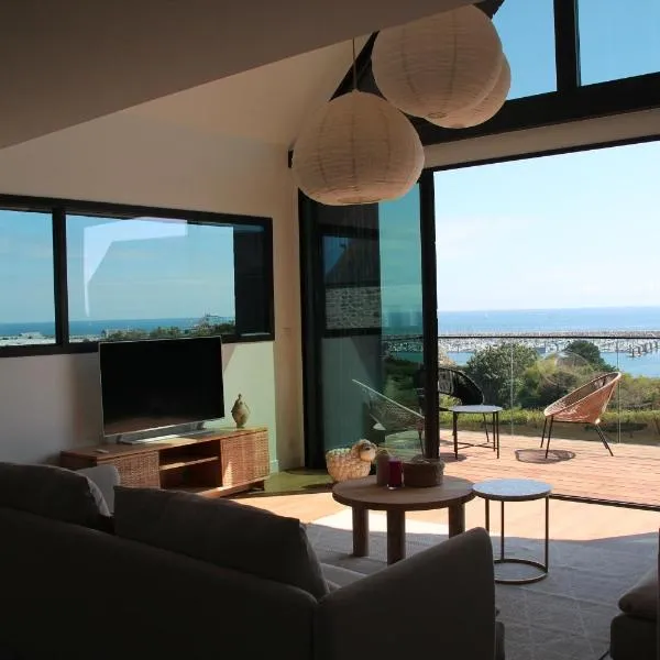 Marie Galante - vue mer et jardin, hotell i Roscoff