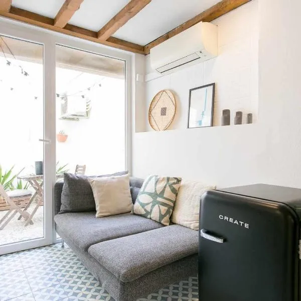 Lx Factory- Modern Studio com Terraço Privado, viešbutis Lisabonoje
