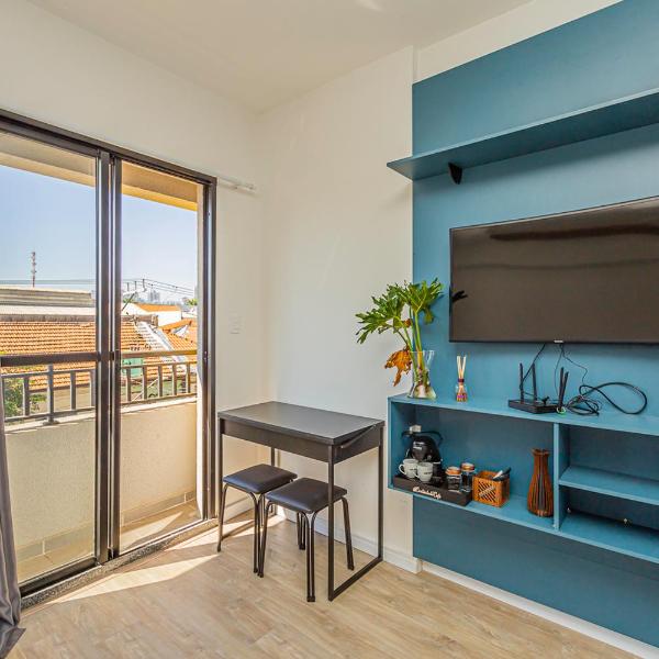 Loft com smart lock e varanda no Bresser - Foto 3
