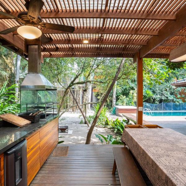 Casa Tubarão - piscina aquecida - Praia de Camburi - Foto 4