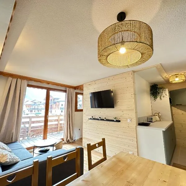 L'écrin des Orres 1800, appartement 5 à 7 personnes avec parking privé, hotell i Les Orres