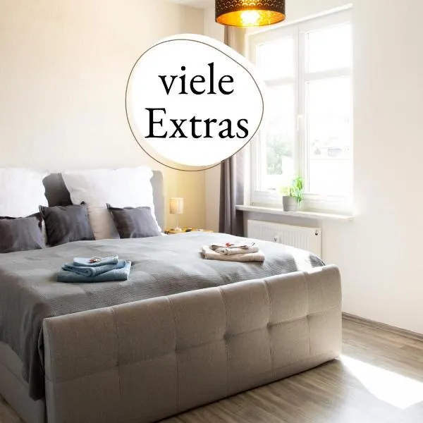 Ilmpartment Deluxe Suite - Vollausstattung - Boxspringbett - Wi-Fi - Netflix, hotel in Ilmenau