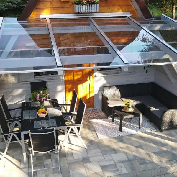 U Bogatki Glamping Premium SPA Górski Drewniany Domek, hotel in Gródek Nad Dunajcem