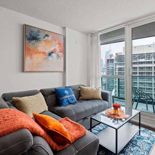 टोरंटो में, होटल Autumnaly Whisper 2 BR & DEN in the Heart of the City