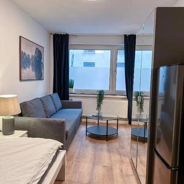 Apartment with kitchen, bed, sofa, hotel en Essen