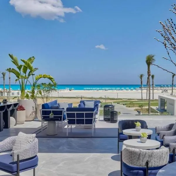 اوتيل العنوان ادريس بيتش هوتيل مراسى الساحل الشمالى العلمين ستوديو sea view Address Beach Resort Marassi marina El Alamein north coast studio, Hotel in El-Alamein