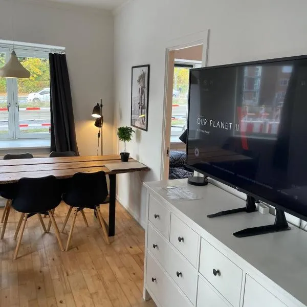 Central apartment with parking and Netflix，位于奥胡斯的酒店