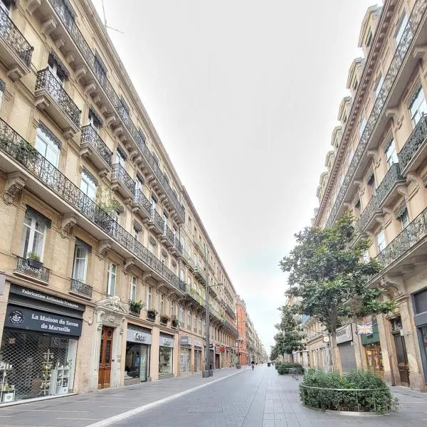 Luxe Capitole122m2, Jacuzzi, Ciné, Parking, Clim, Ascenseur, hotel in Toulouse