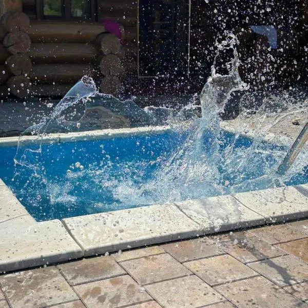 Дом с сауной и басейном на Теремках, hotel em Hatne