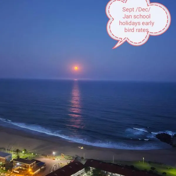 Sea facing apartment 1703 on High Tide Amanzimtoti, hotel di Amanzimtoti
