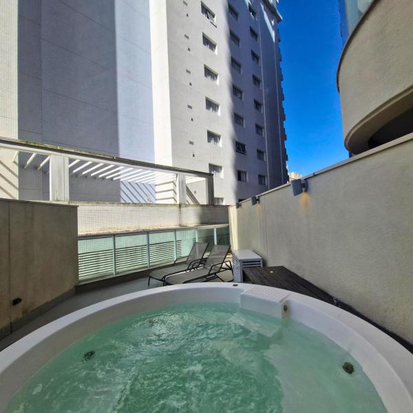 Book Santos Unique 506 - Jacuzzi no Quintal!