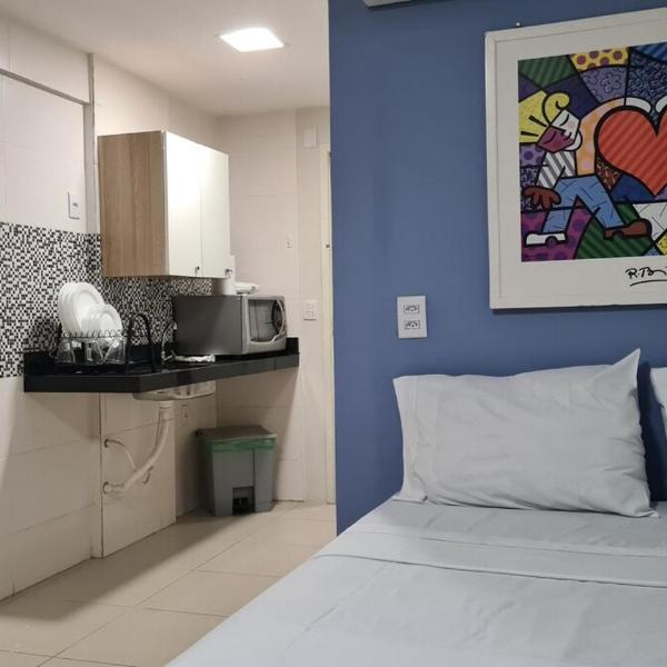 Apart 202 smartTV WIFI AC 100M Cariri Shop - Foto 4