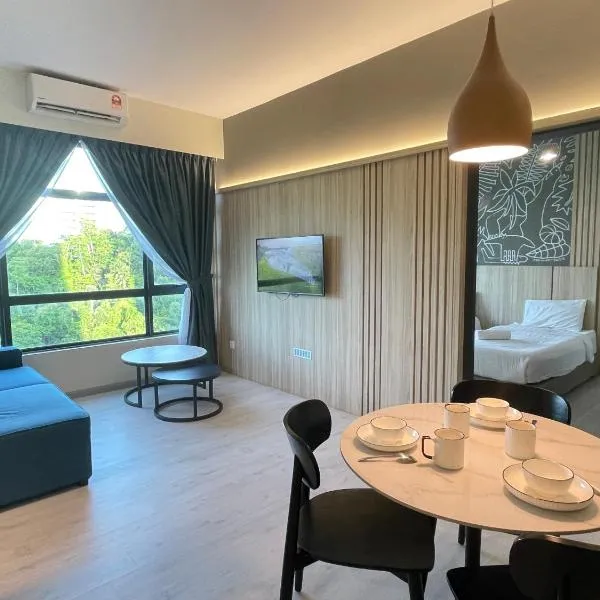 市中心海景爆款 步行到码头夜市 Jesselton Quay高楼层公超赞自助入住 Top Seaview Pick in Town Walk to Jetty & Night Market High-Floor Condo Easy Self Check in, khách sạn ở Kota Kinabalu