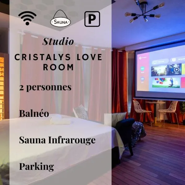 120 - Cristalys Love Room- Balnéo-Sauna infrarouge, hotel in Montpellier
