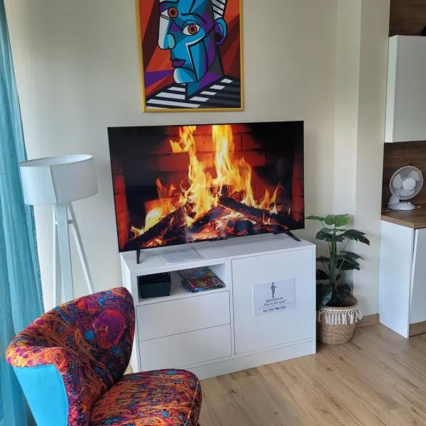 Apartament Kinowy z Tarasem Widokowym i Netflixem PanTuNieSpał, hotel in Charzykowy