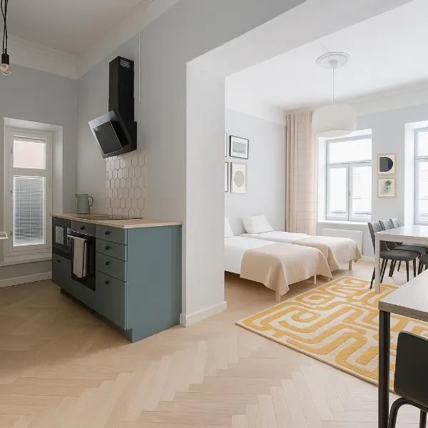 Modern Flat in Historical Building in Central Area, hotel en Helsinki