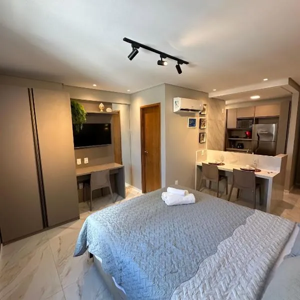 Flat localizado a 200m Shopping Recife, bem Perto da Praia de Boa Viagem e com Wi-Fi 400Mbps, hotel en Recife