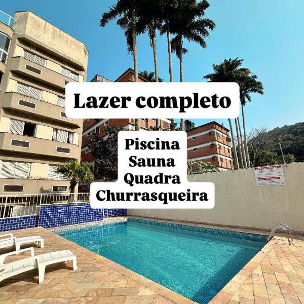 Lazer completo Apartamento Praia da Enseada - Guarujá