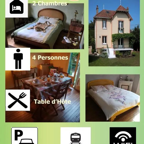 la villa des chats โรงแรมในAndrésy