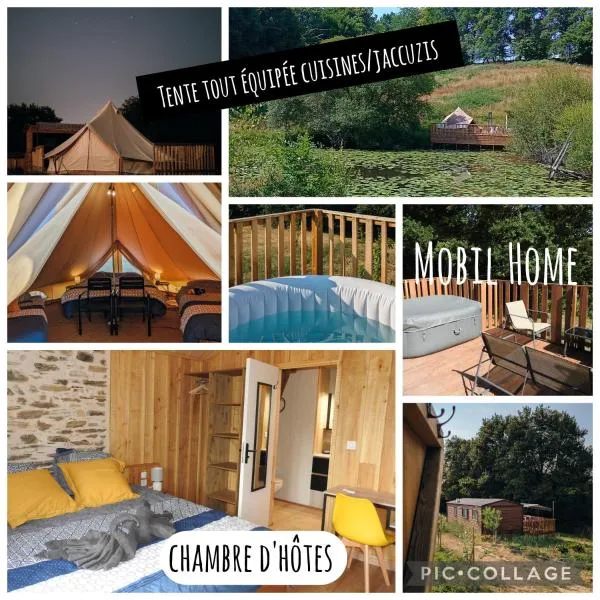 Les secrets de la nature chambre d'hôtes, tentes luxe et nature, hotel em Savignac-Lédrier