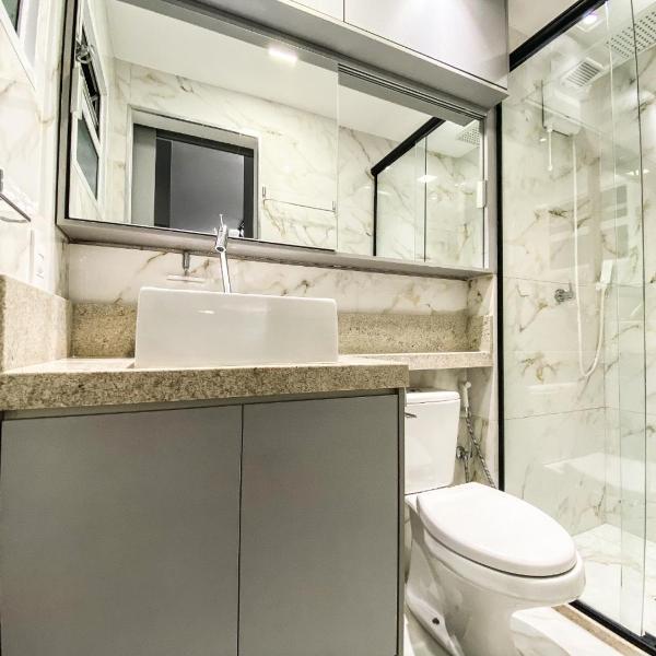 Apt todo mobiliado 2 quartos e Office com Cama Alto Padrão Cuiabá - Foto 3
