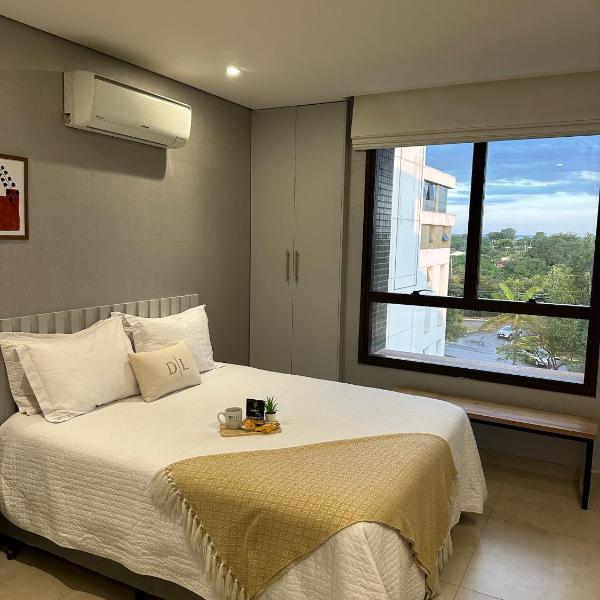 Flat aconchegante - Perto de Tudo - Vista Livre - Estacionamento privativo e Portaria 24h - Wi-Fi 600mbps - Foto 2