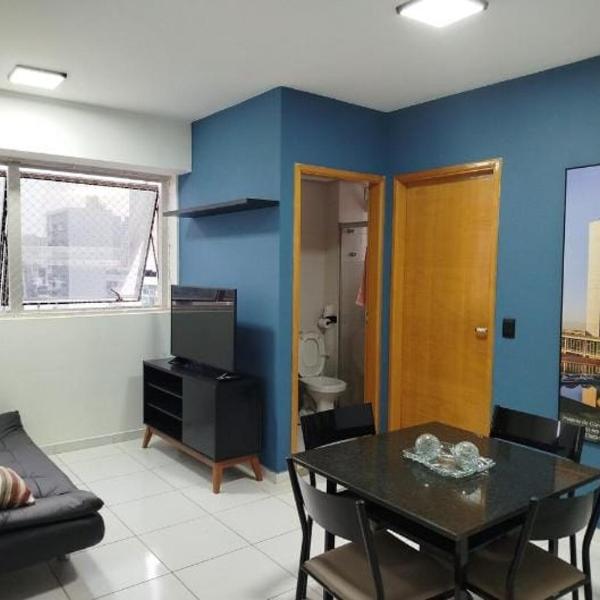 Apartamento no coração de Aguas Claras - Brasília - Piscina, academia e localização privilegiada - Em cima do Metrópole Shopping