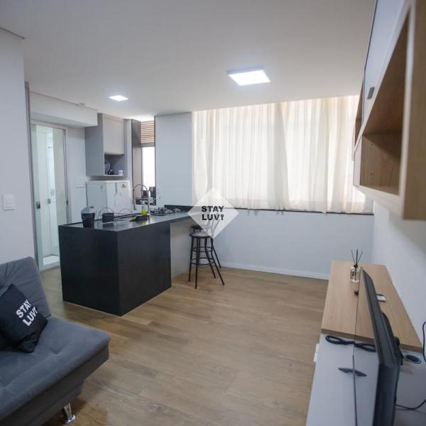 Lindo Studio no coração da Savassi para 4 pessoas