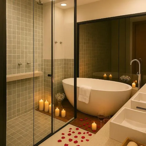 Vila Jacaré、ブロタスのホテル