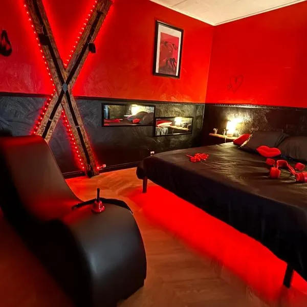 L éveil des plaisirs jeux coquins balnéo, hotel em Malmerspach