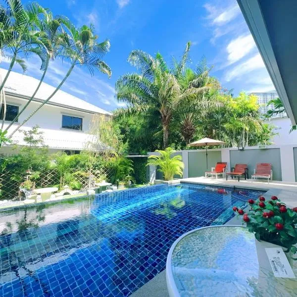 Cozysea Pool Villa 4 bedrooms 5 bathrooms with private pool garden villa near the Jomtien beach, hotel i Jomtien Beach
