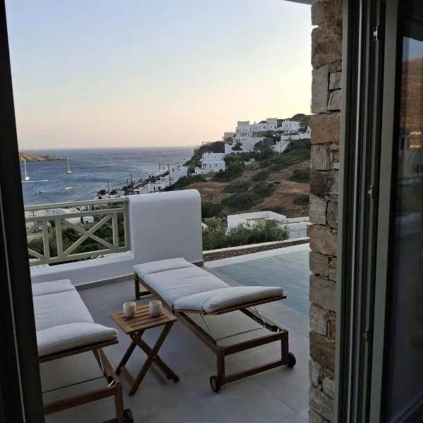 Anemone I w Private Pool 5 minute from beach, hotel en Mylopotas