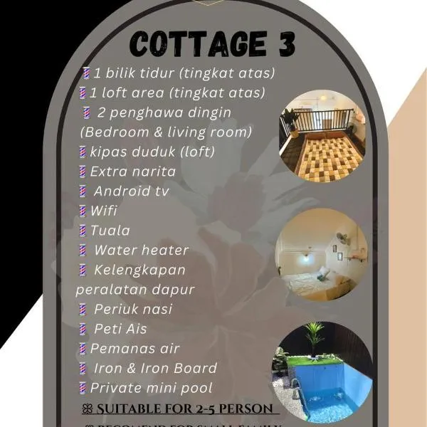 Abe.Cottage 3, hotel in Kampong Chawat