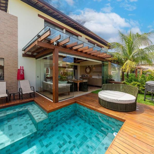 Moderno Village com Piscina em Imbassaí - J02