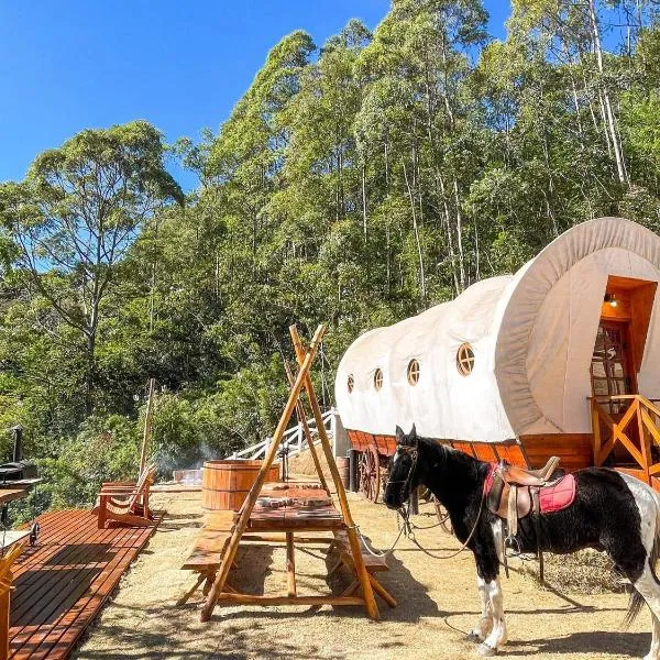 Wagon Cella faroeste com Spa em Campos, hotel in Campos do Jordão