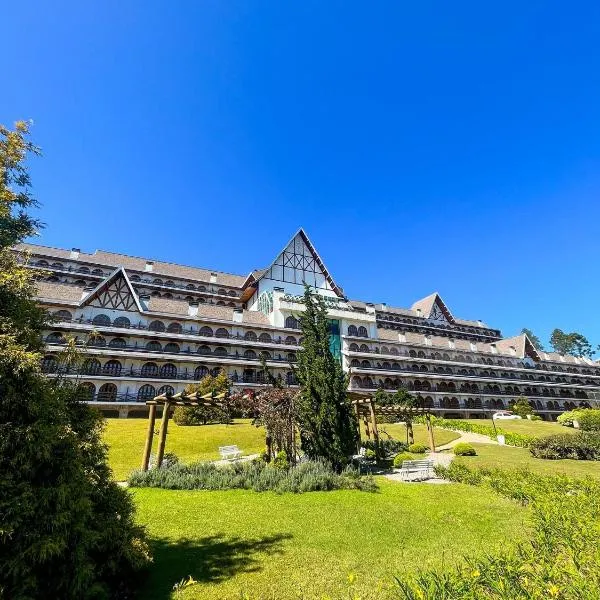 Apartamento no Quatre Saisons com Café da Manhã, hotel in Campos do Jordão