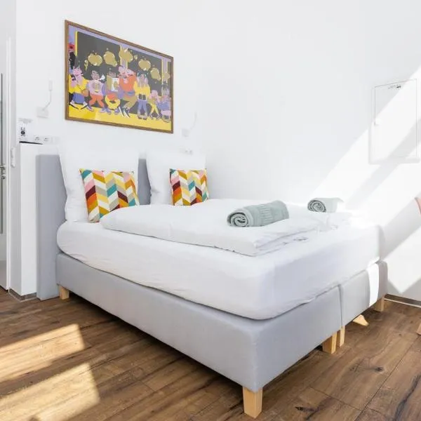 Great 1-room apartment with free underground parking, hotel en Berlín