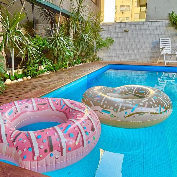 Flat at Arpoador with balcony parking and pool - Foto 4