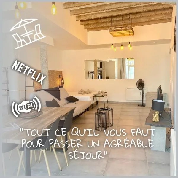 Loft avec terrasse au pied du château, hotel in Amboise