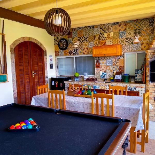 Recantos Pinheiros - Casa inteira, até 15 hóspedes - Piscina privativa, sinuca, ar condicionado e TVs nos 4 quartos - Condomínio Orla 500, lado praia - Unamar, Cabo Frio-RJ - Foto 5