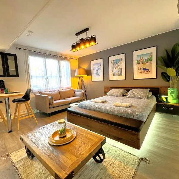 Studio spacieux au calme, hypercentre & parking gratuit, готель у місті Мулен