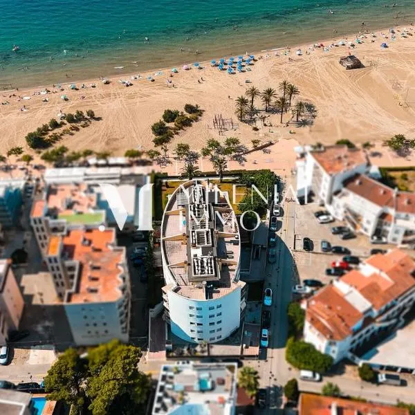 Milenial Marinapark - Apartamento a pie de playa con piscina y parking, hotel u Rosesu