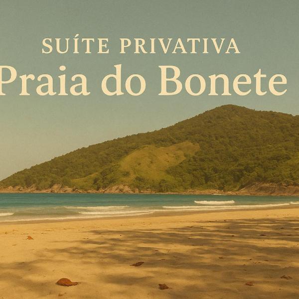 Suíte casal privativa com varanda praia do Bonete, Ilhabela